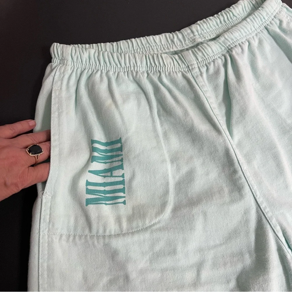Gear For Sports Light Green Women’s Athletic Shorts Size L Elastic Waist USA